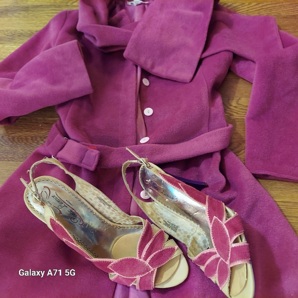 Womans Fuchsia Coat